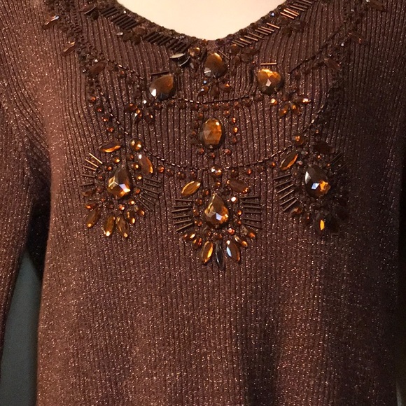 Glamour Your Glitz Long sweater. - Picture 2 of 3